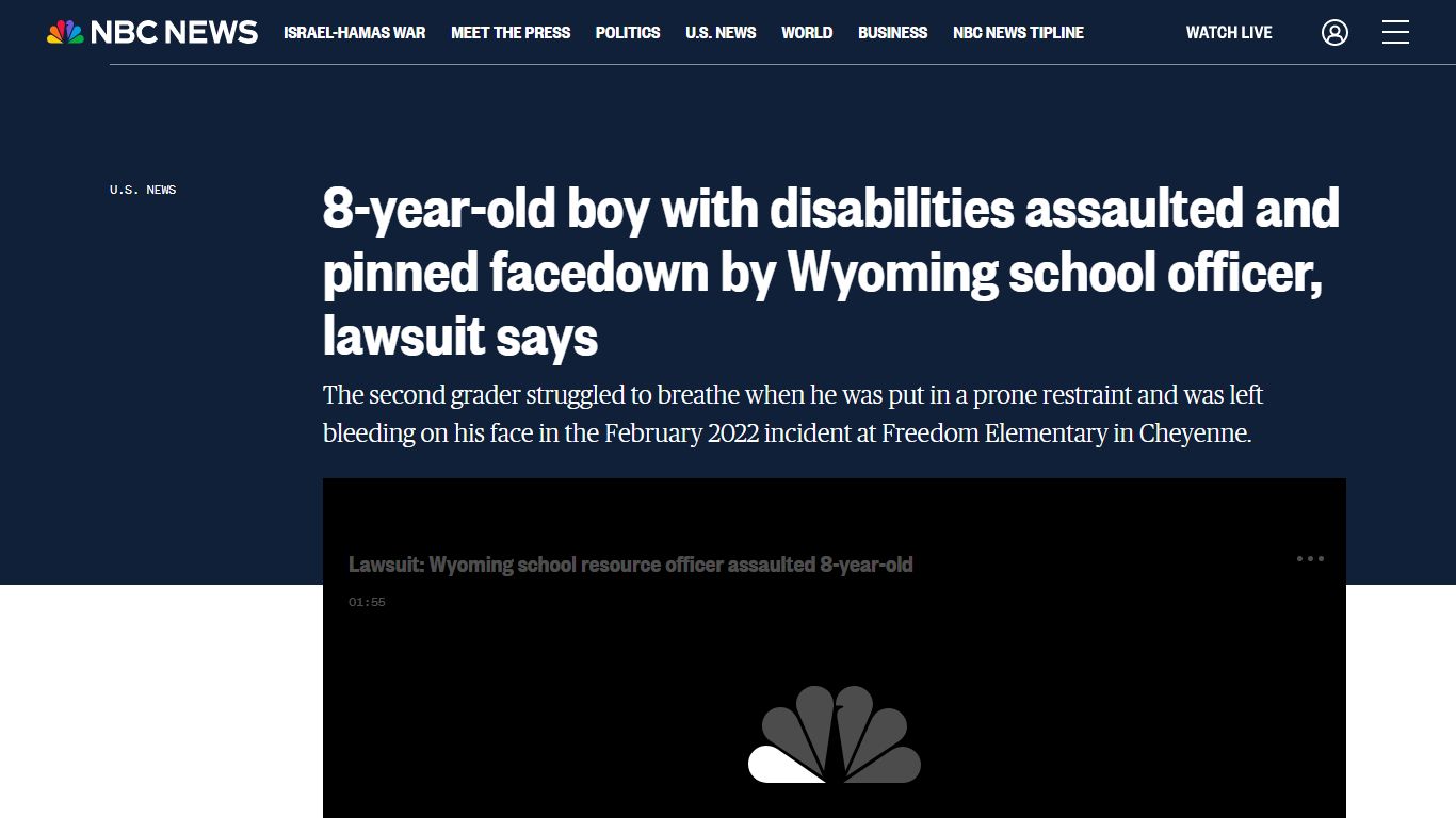 8-year-old boy with disabilities assaulted and pinned facedown by ...